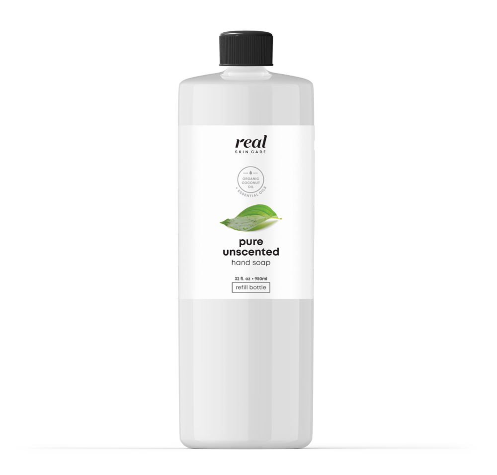 organic all-natural hand soap refill coconut oil unscented